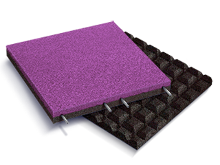Фиолетовая ЕПДМ плитка